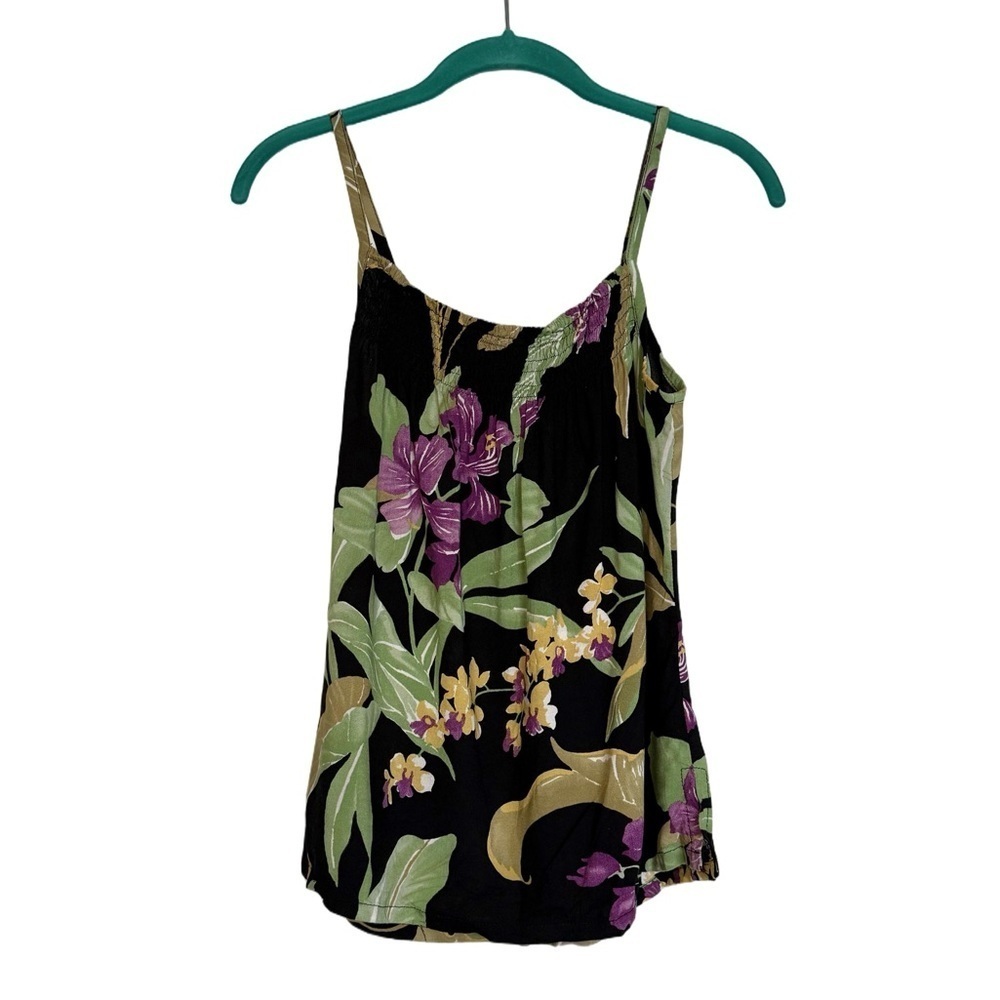 Vtg Hibiscus Collection Hawaiian Tank | S